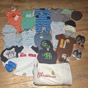 24 pc Bundle of 3 Month Baby Clothes